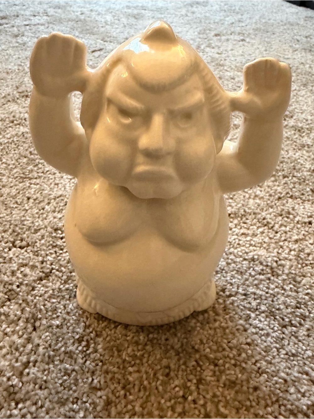 Benihana Vintage “Angry Sumo Wrestler” ceramic figure.